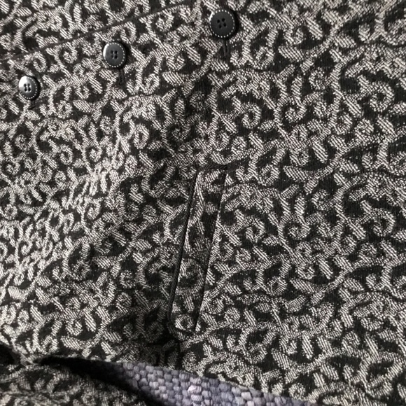 Nina Mclemore Wool Blazer Black and Grey, 12 - Picture 2 of 10